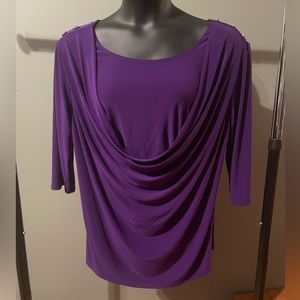Women’s Drape neck blouse